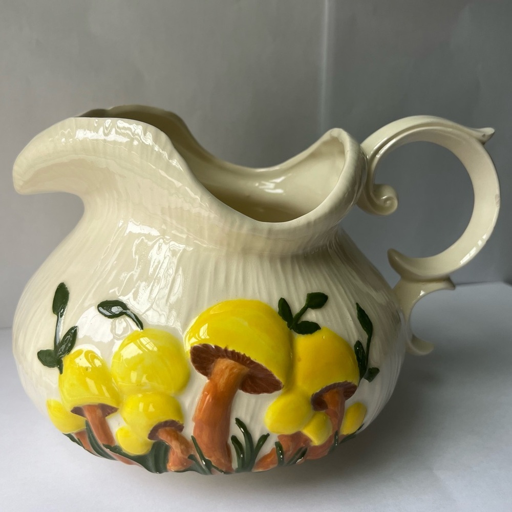 Vintage 1974 Mushroom Pitcher
